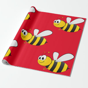 Humla som slår in papper presentpapper