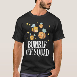 Humla Squad Honung Cute Bibiproducerande Bee Apiar T Shirt