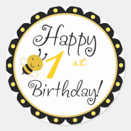 Humla Sticker HBR1 Runt Klistermärke