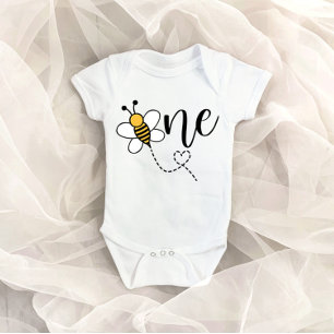 Humla Théen ONE 1st Birthday Baby Bodykostym T Shirt