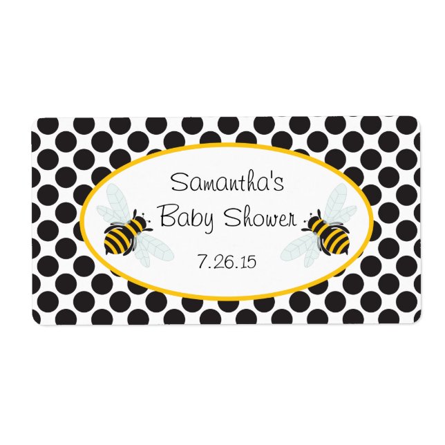 Humla Vattenflaska-etikett Fraktsedel (Framsidan)