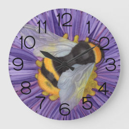 Humla Wall Clock Honungsbi Stor Klocka