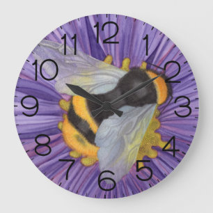 Humla Wall Clock Honungsbi Stor Klocka