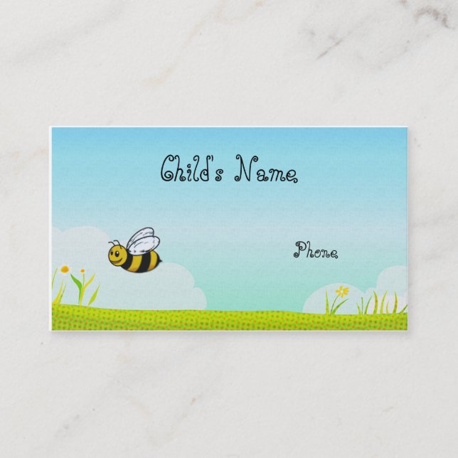 Humlabarns telefonkort (Framsida)