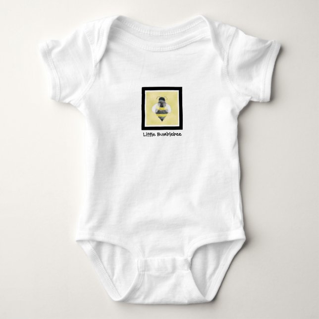 Humlaillustration ett biet tee shirt (Framsida)