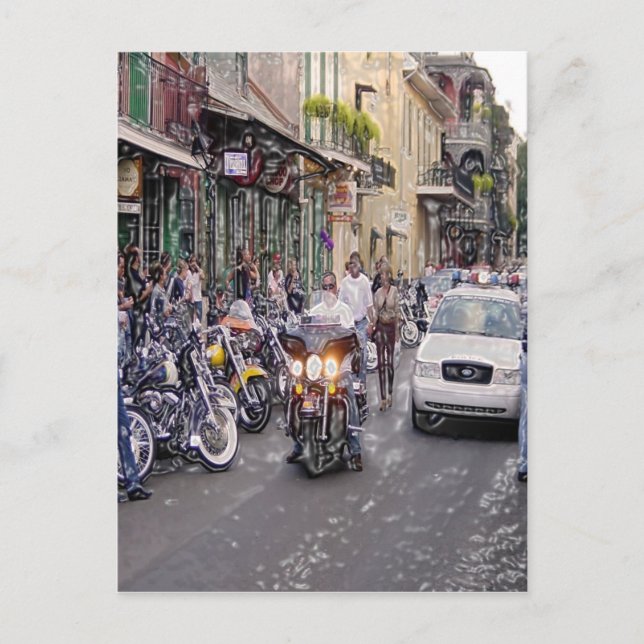 Humle, Biker och Voodoo Vykort (Framsida)