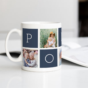Humle   Farfar 5 Photo Collage Kaffemugg