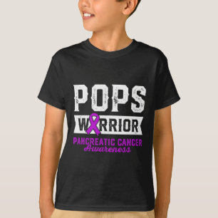 Humle från Warrior Pancreatic Pops Lila Ribbon Su T Shirt