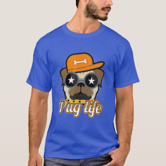 Humle med solglasögon är en Pug Hund älskare-gåva T Shirt