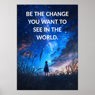 Humle-Poster för inspirationsmotiv för offertrörel Poster