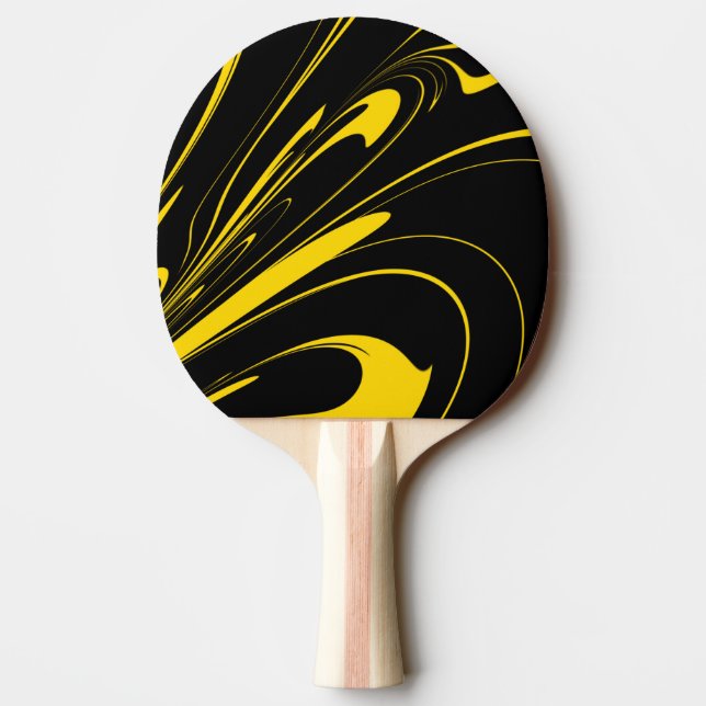 Humlebi-färger Pingisracket (Baksidan)