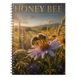 Humlebi Vildblommeäng DJUR Anteckningsbok