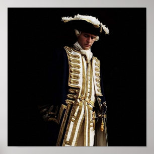 Humled Commodore James Norrington Pirater Poster