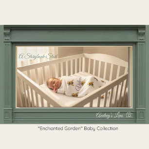 Humlor Babyfilt Whimsical Nature Nursery Fleecefilt