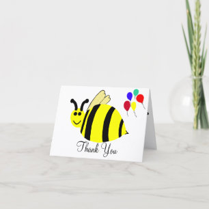 Humlor Bebis Födelsedag Tack Kort