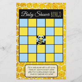 Humlor Biktema baby shower-spel Flygblad