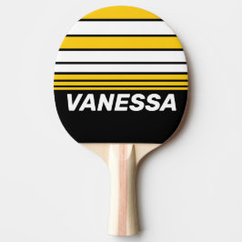 Humlor Nostalgisk Horisontrandig med namn Pingisracket
