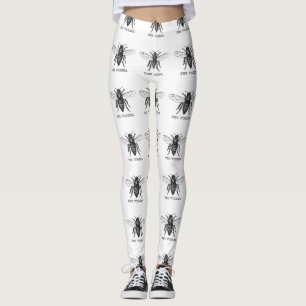 Humlorbetare Honung Svart Humla Leggings