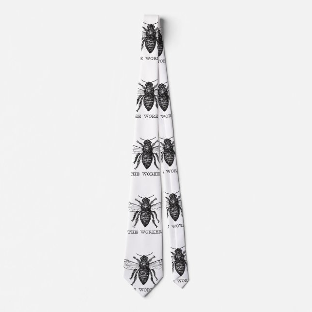 Humlorbetare Honung Svart Humla Slips (Framsida)