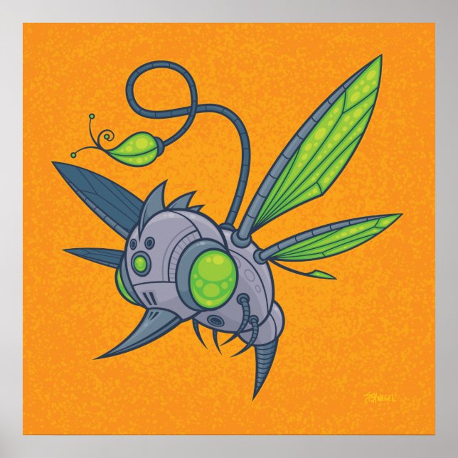 HUMM-BUZZ POSTER (Framsidan)