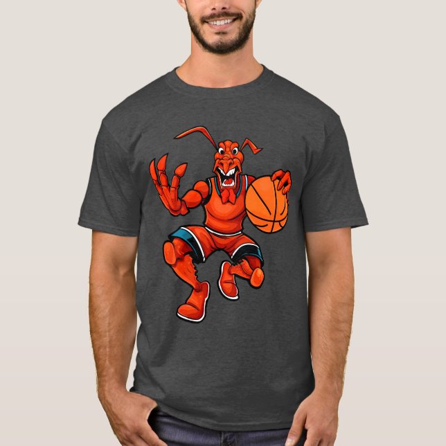 Hummer Basket / Basketspelare Hummer T-Shirt (Framsida)