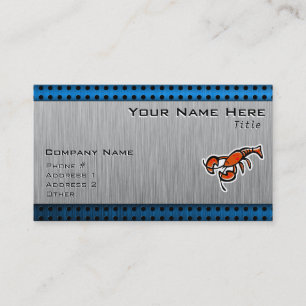 Hummer; Borstad metall-look Visitkort