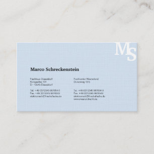 Hummer Businesscards blue Visitkort