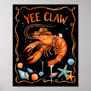 Hummer cowboy trendig yee klo lustig hummer poster