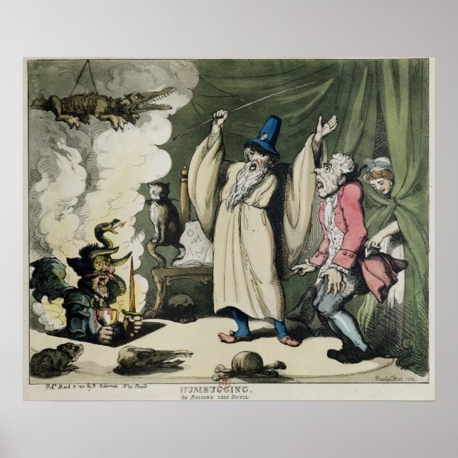 Hummer eller Raising the Djävulen, 1800 Poster (Framsidan)