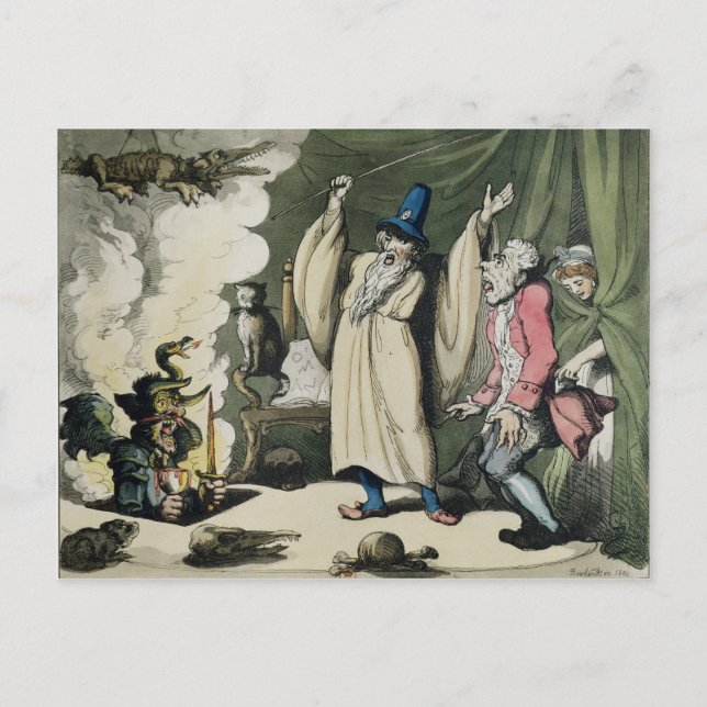 Hummer eller Raising the Djävulen, 1800 Vykort (Framsida)