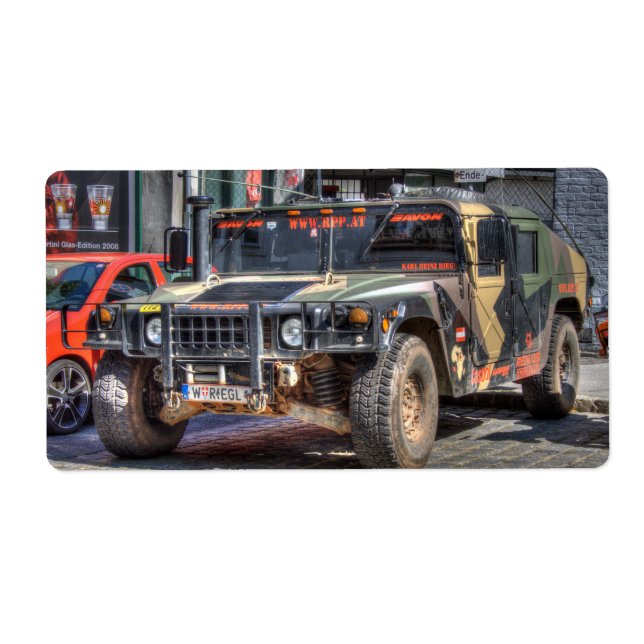 Hummer H1 Fraktsedel (Framsidan)