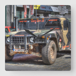 Hummer H1 Fyrkantig Klocka