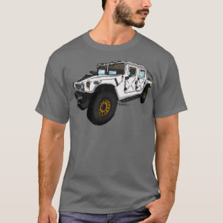 Hummer H1 med metod Hjul T Shirt