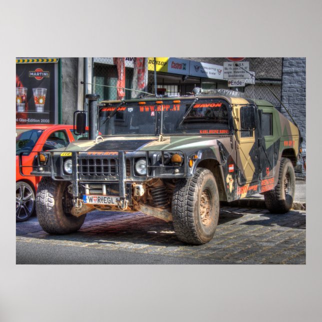 Hummer H1 Poster (Framsidan)