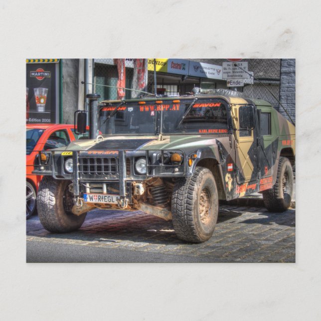 Hummer H1 Vykort (Framsida)