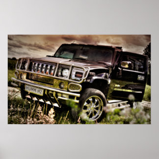 Hummer H2-utskrift Poster