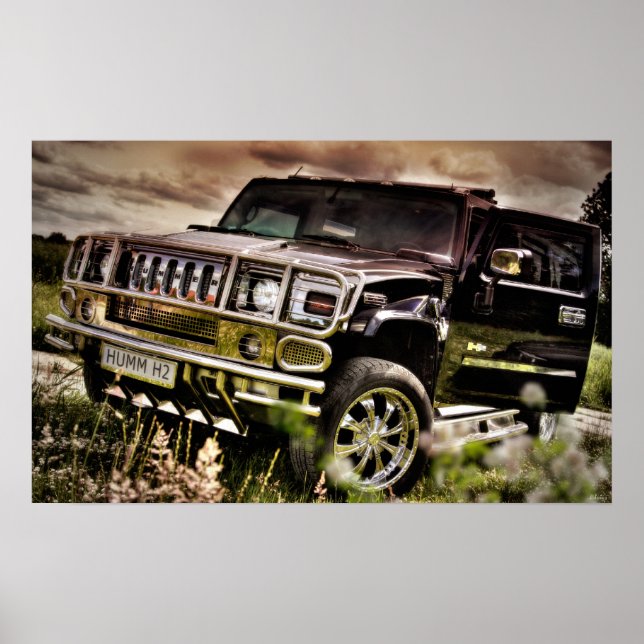 Hummer H2-utskrift Poster (Framsidan)