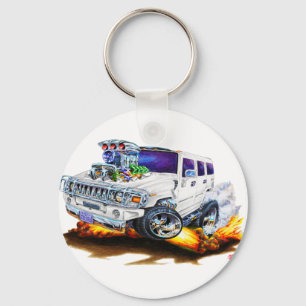 Hummer H2 WhiteTruck Nyckelring