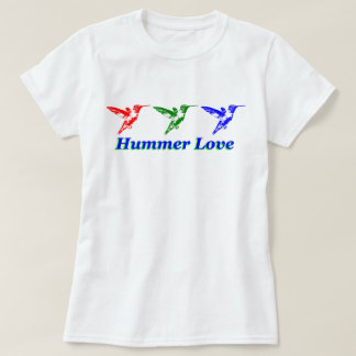 Hummer Kärlek Hummingbird Shirt for Light Färger Tee