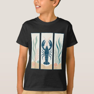 Hummer kust hav djur nautisk marin t shirt
