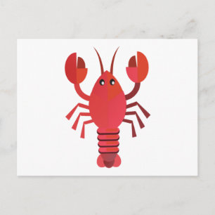 Hummer Languste lobster Vykort