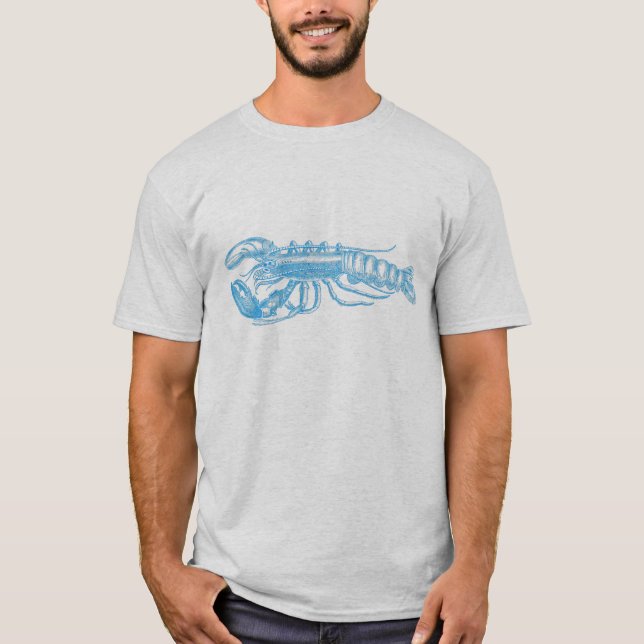 Hummer ljusblå serie t shirt (Framsida)