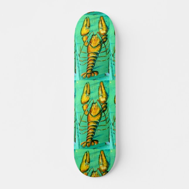 hummer på skateboard grönt (Framsida)