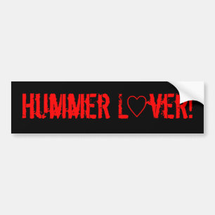 "Hummerälskare" bildekal
