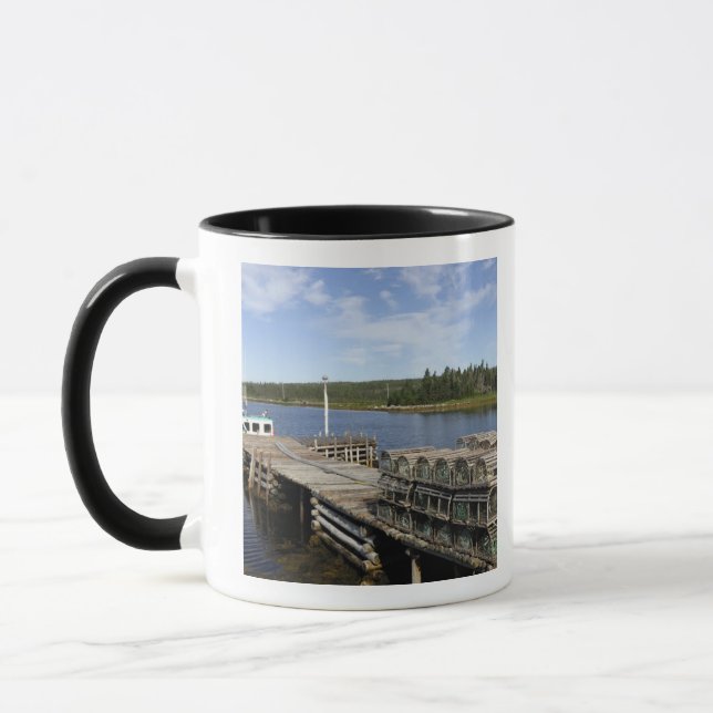 Hummerbåtfartyg, Mushaboom, Nova Scotia, Kanada Mugg (Vänster)