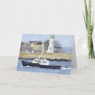 Hummerbåts Scituate Harbour Tack Kort