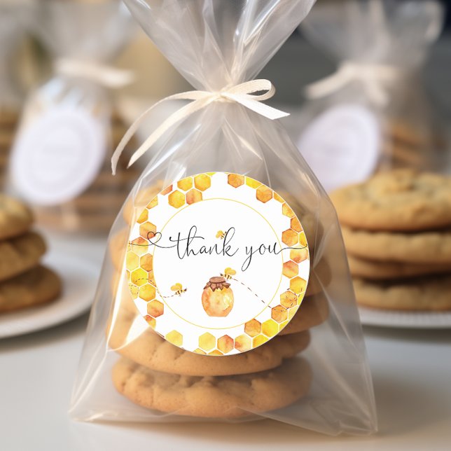 Hummerbi Tacksamhällesticker Runt Klistermärke (Skapare uppladdad)