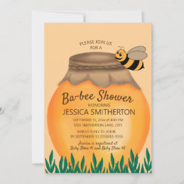 Hummerburk och Bumblebee Baby Shower Inbjudningar