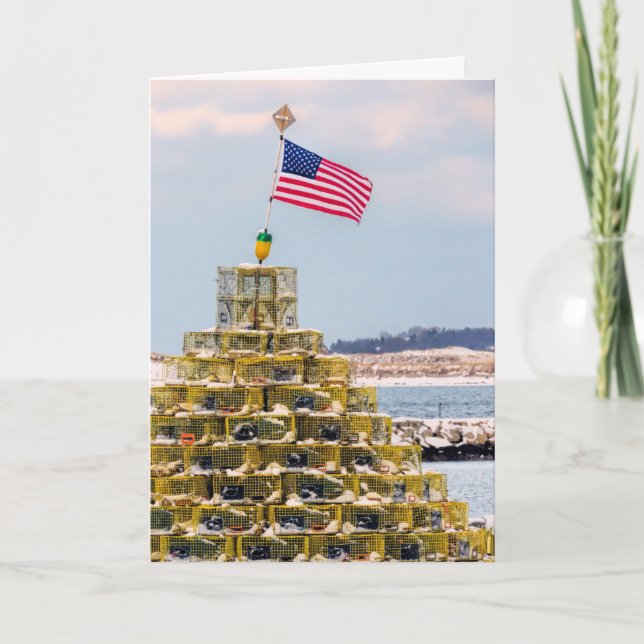 Hummerbursträd havsutsikt kort (Framsida)