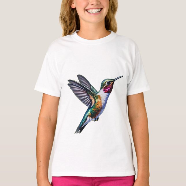 Hummerfågel T Shirt (Framsida)